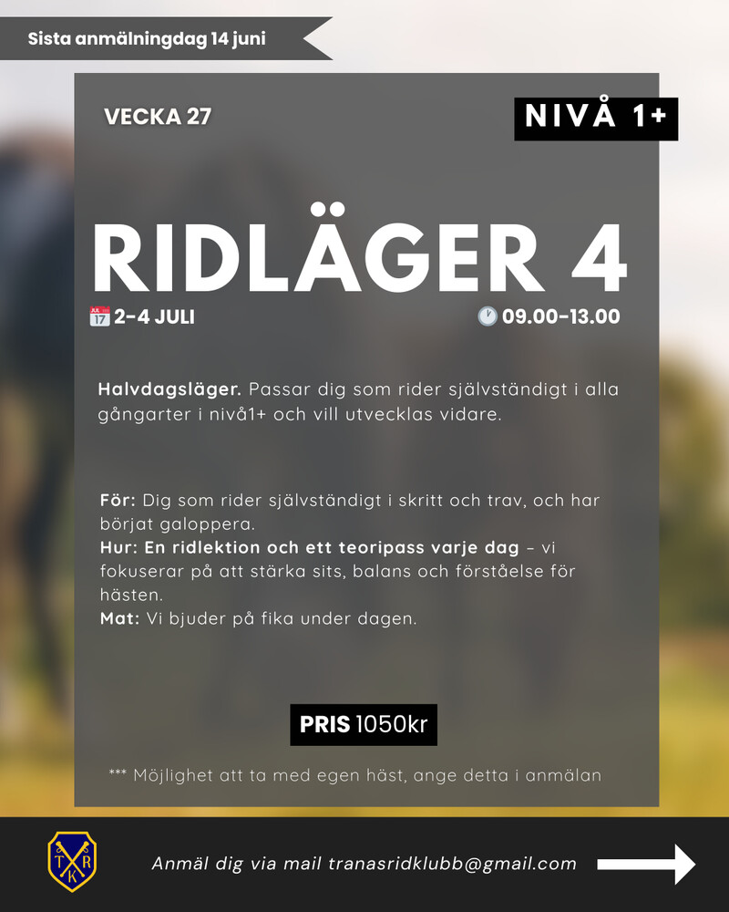Ridläger 5