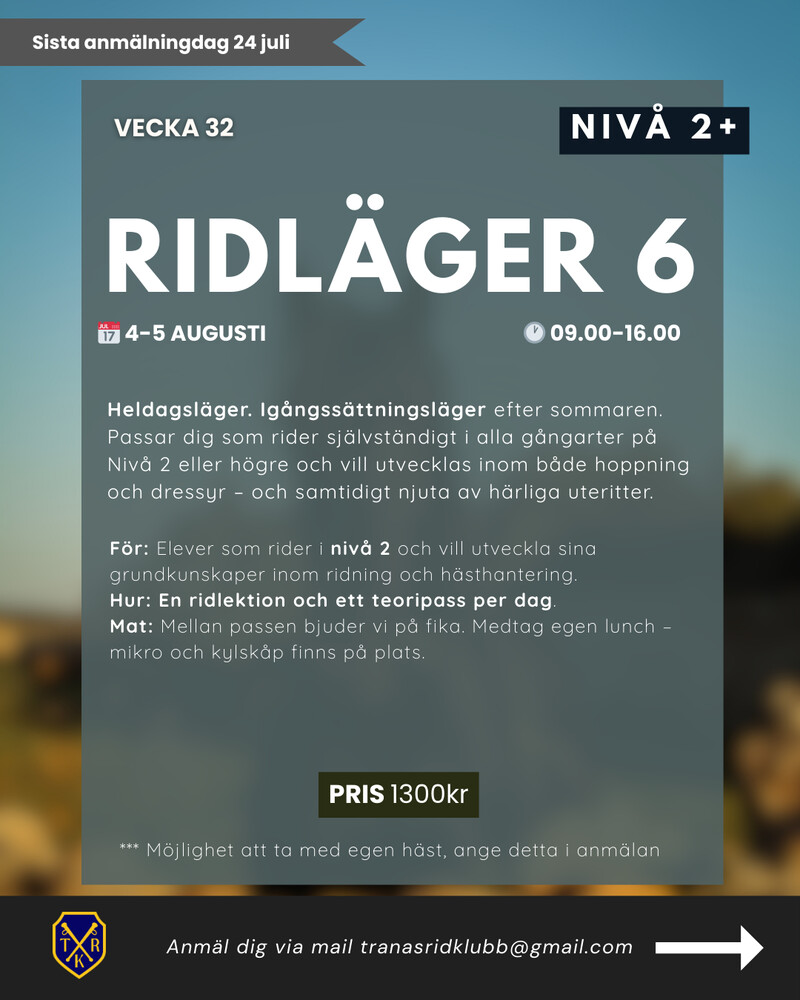 Ridläger 7